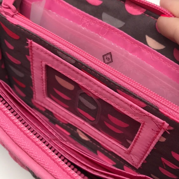 Vera Bradley Accordion Wallet Blush Pink NWT $44 - Picture 4 of 7